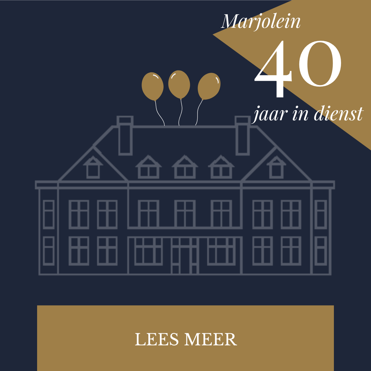 40 jarig jubileum Marjolein